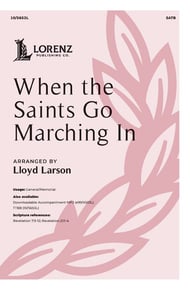 When the Saints Go Marching In SATB choral sheet music cover Thumbnail